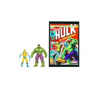 Marvel Universe Greatest Battles Action Figure Comic 2Pack - Wolverine vs Hulk