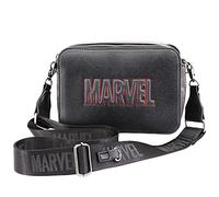 Marvel Universe-IBiscuit Shoulder Bag, Black, 21 x 15.5 cm