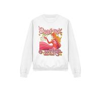Marvel Universe Scarlet Witch Hero Vibes Sweatshirt, White White
