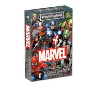 Waddingtons Number 1 Marvel Universe Playing Card Game, play with your favourite superheroes including Iron Man, Spider-Man and Captain America, gift and toy for boys, girls and adults Aged 6 plus