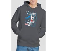 Marvel Venom Antihero Hoodie in Grey | Size: 2XL Marvel Grey 2XL