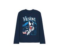 Marvel Venom Antihero Long Sleeve T-Shirt in Navy | Size: Small Marvel Navy S