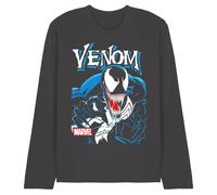 Marvel Venom Antihero Unisex Long Sleeve T Shirt, Charcoal, X-Large