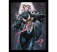 Marvel Venom Black Cat Vol 1 Framed Poster (40cm x 30cm) (Gray/Black), Gray/Black, 40cm x 30cm