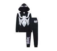Marvel Venom Boys Zip Up Hoodie and Pants for Big Kids Black