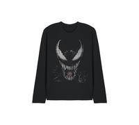 Marvel Venom Brock Large Face Long Sleeve T-Shirt, Black | Size: 2XL Marvel Black 2XL