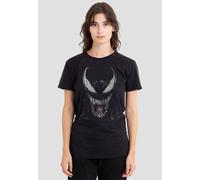 Marvel Women's Venom Brock Large Face T-Shirt, Black | Size: XL Marvel Black XL