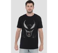 Marvel Venom Brock Large Face T-Shirt, Black Black 4XL