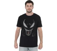Marvel Venom Brock Large Face T-Shirt, Black | Size: 3XL Marvel Black 3XL