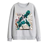 Marvel Venom Comic Kids Sweatshirt, Athletic Heather, 7-8