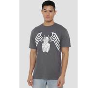 Marvel Venom Emblem T-Shirt in Grey | Size: 4XL Marvel Grey 4XL