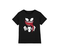 Marvel Venom Face Kids T-Shirt, Black | Size: 5-6 Years Marvel Black 5-6 Years