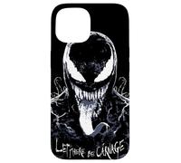 Marvel Venom: Let There Be Carnage Eddie Brock Black Case for iPhone 15