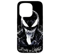 Marvel Venom: Let There Be Carnage Eddie Brock Black Case for iPhone 15 Pro