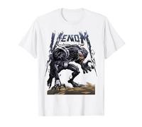 Marvel Venom Stance Tongue Out Claws Graphic T-Shirt