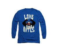 Marvel Venom Valentine's Day Love Bites Long Sleeve T-Shirt, Royal Royal S