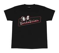 Marvel WandaVision Character Faces T-Shirt, Kids, 5-13 Years, Black, Official Merchandise