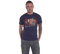 WandaVision Red Logo Cartoon T Shirt Marvel Navy XL