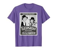 Marvel WandaVision Westview Presents Retro Magician Poster T-Shirt, Men, Purple Heather, Small