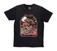 Marvel We Dont Bite Stone Wash T-Shirt in Black | Size: XL Marvel Black XL