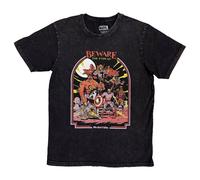 Marvel We Dont Bite Stone Wash T-Shirt in Black | Size: Medium Marvel Black M