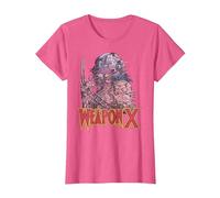 Marvel Weapon X Portrait T-Shirt, Women, Pink Heather, Medium