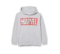 Marvel - WEB - BOYS P/O HOOD - GREY MARL - 12-13 YEARS