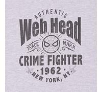 Marvel Web Head Crime Fighter Kids' Sweatshirt - Grey - 11-12 Years