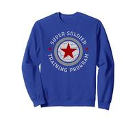 Marvel Winter Soldier Super Soldier Training Program Sweatshirt, Adult Unisex, Royal Blue, XX-Large