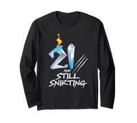 Marvel Wolverine 21 and Still Snikting 21st Birthday Party Long Sleeve T-Shirt