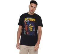 Marvel Wolverine Backstreet Strike Unisex T Shirt, Black, Large