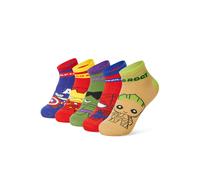 Marvel Women's 5 Pack Avengers Ankle Socks Ankle Breathable Sports Novelty Gift | Size: 3.5-5.5 Marvel Multicolor 3.5-5.5