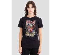 Marvel Women's AntMan One Inch Heroes T-Shirt, Black | Size: 2XL Marvel Black 2XL