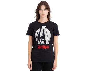 Marvel Womens Antman Spotlight Ant Ladies Shirt, Black, Black, XXL UK