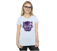 Marvel Women's Avengers Infinity War Black Panther Geometric Cotton T-Shirt in Grey | Size: Large Marvel Grey L