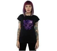 Marvel Women's Avengers Infinity War Black Panther Geometric Cotton T-Shirt | Size: Medium Marvel Black M