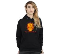 Marvel Women's Avengers Iron Man Invincible Hoodie in Black | Size: 2XL Marvel Black 2XL