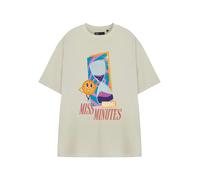 Marvel Women's Adult Short Sleeved T-Shirt (Oatmeal) in Beige | Size: Large Marvel Beige L