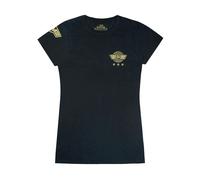 Marvel Womens Black Captain Marvel Short Sleeved T-Shirt - Small