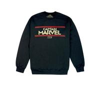 Marvel Womens Black Captain Marvel Sweatshirt - Small