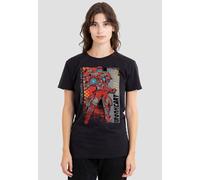 Marvel Women's Black Panther: Wakanda Forever Ironheart Mark 1 Armor T-Shirt, Black | Size: 2XL Marvel Black 2XL