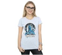 Marvel Women's Cloak & Dagger Retro Cotton T-Shirt in Grey | Size: Large Marvel Grey L