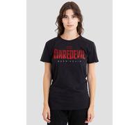Marvel Women's Daredevil Born Again Logo T-Shirt, Black | Size: Small Marvel Black S