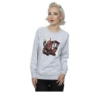 Marvel Women's Deadpool Breaktime Tacos Sweatshirt in Grey | Size: Large Marvel Grey L