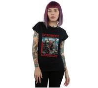 Marvel Women's Deadpool Here Lies Deadpool Cotton T-Shirt in Black | Size: Large Marvel Black L