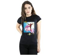 Marvel Women's Deadpool Hey You Cotton T-Shirt in Black | Size: XL Marvel Black XL