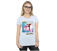 Marvel Women's Deadpool Hey You Cotton T-Shirt in Grey | Size: XL Marvel Grey XL