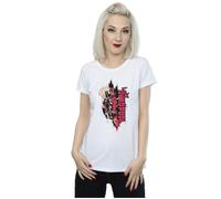 Marvel Women's Deadpool Lady Deadpool Cotton T-Shirt in White | Size: 2XL Marvel White 2XL