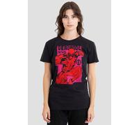 Marvel Women's Deadpool Merc With A Mouth Attack T-Shirt, Black | Size: Medium Marvel Black M