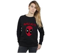 Marvel Women's Deadpool Seriously Sweatshirt in Black | Size: 2XL Marvel Black 2XL